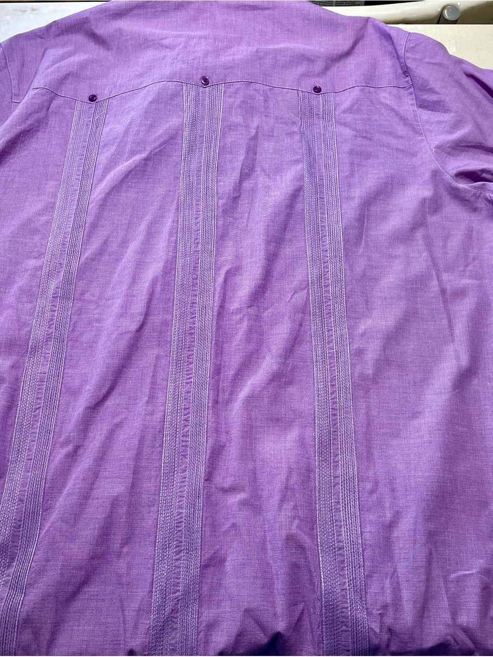 Men's Purple D’accord Italy Shirt - Classic Button-Down - Picture 4 of 5